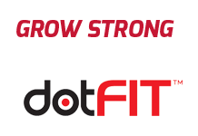 Getting Strong DotFit- red text